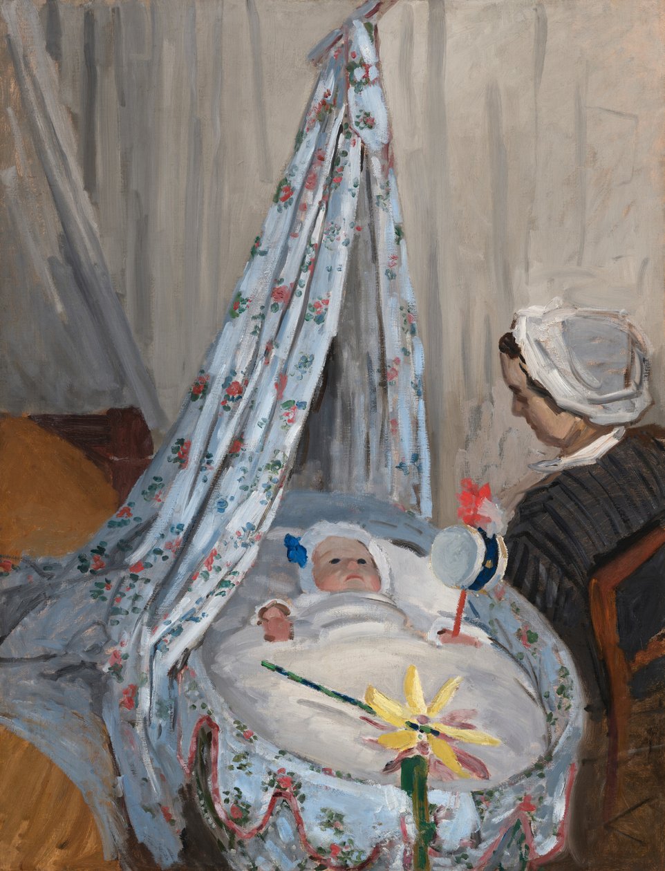 „Kołyska” – Camille z synem artysty, Jeanem autorstwa Claude Monet