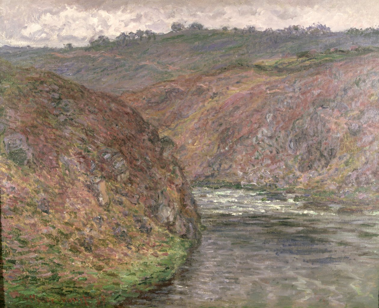 Creuse, ciemna pogoda autorstwa Claude Monet