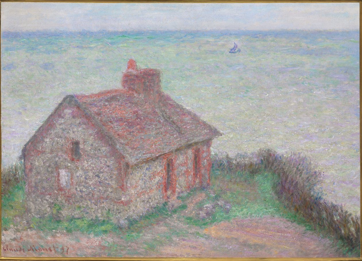 Urząd Celny, Efekt Różowy, 1897 autorstwa Claude Monet
