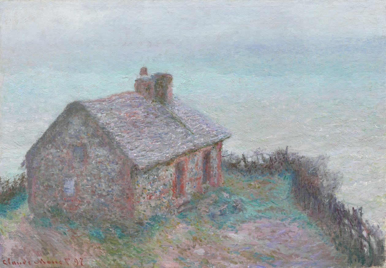 Urząd Celny w Varengeville, 1897 autorstwa Claude Monet