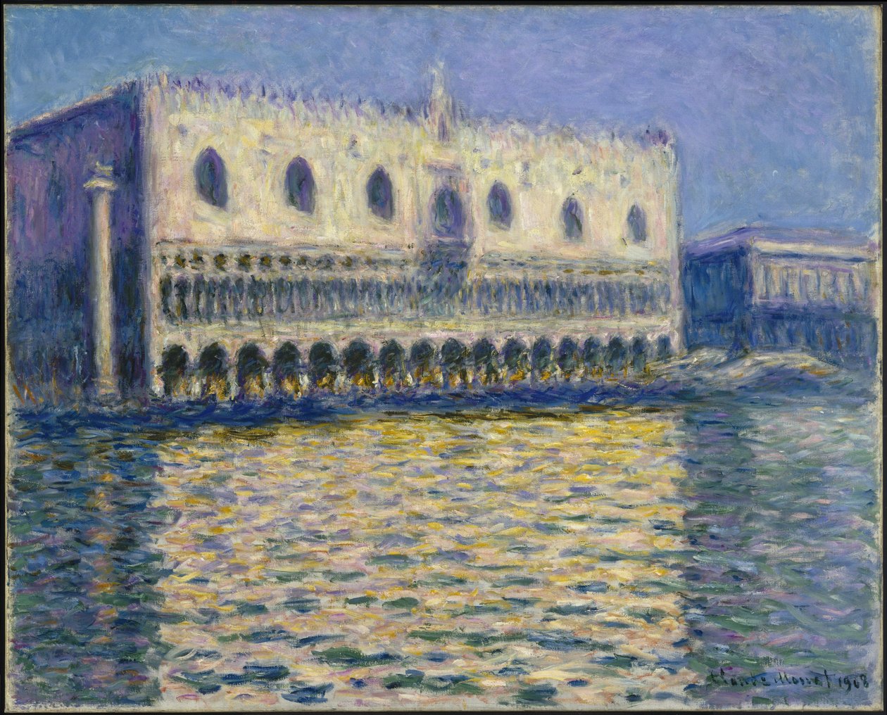 Pałac Dożów (Le Palais ducal) autorstwa Claude Monet