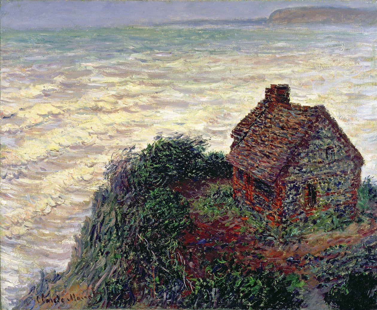 Dom celnika, Varengeville, 1882 r. autorstwa Claude Monet