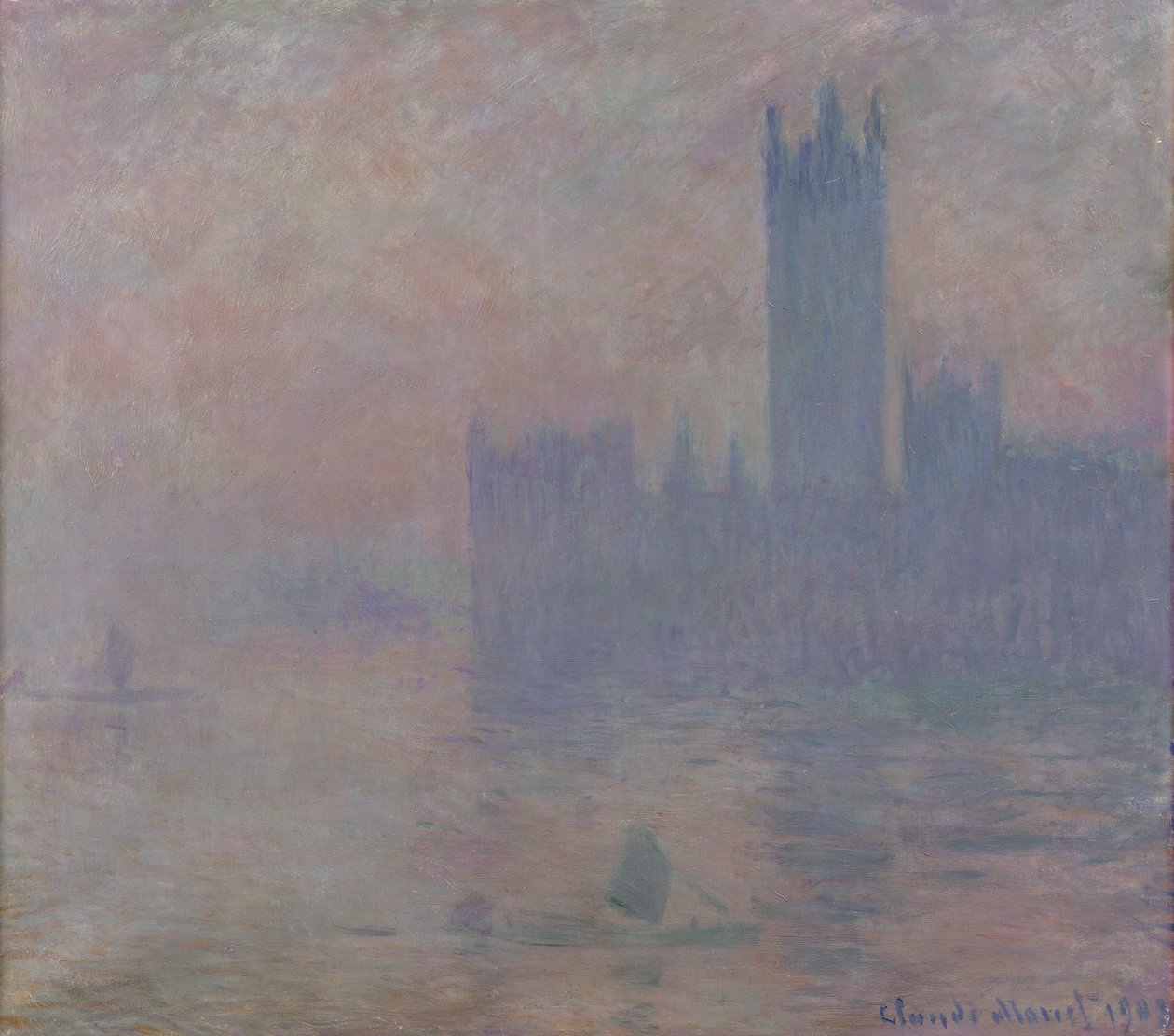 Houses of Parliament, Londyn, 1903 autorstwa Claude Monet