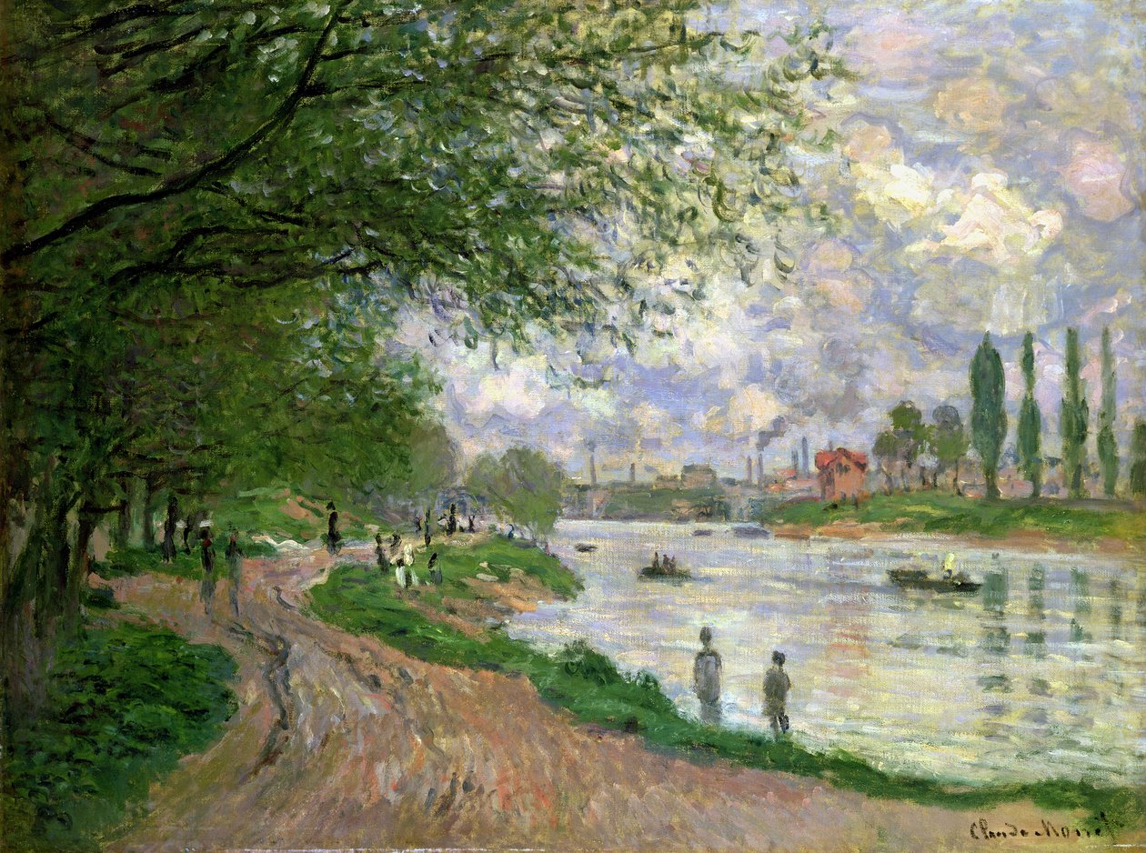 Wyspa La Grande Jatte autorstwa Claude Monet
