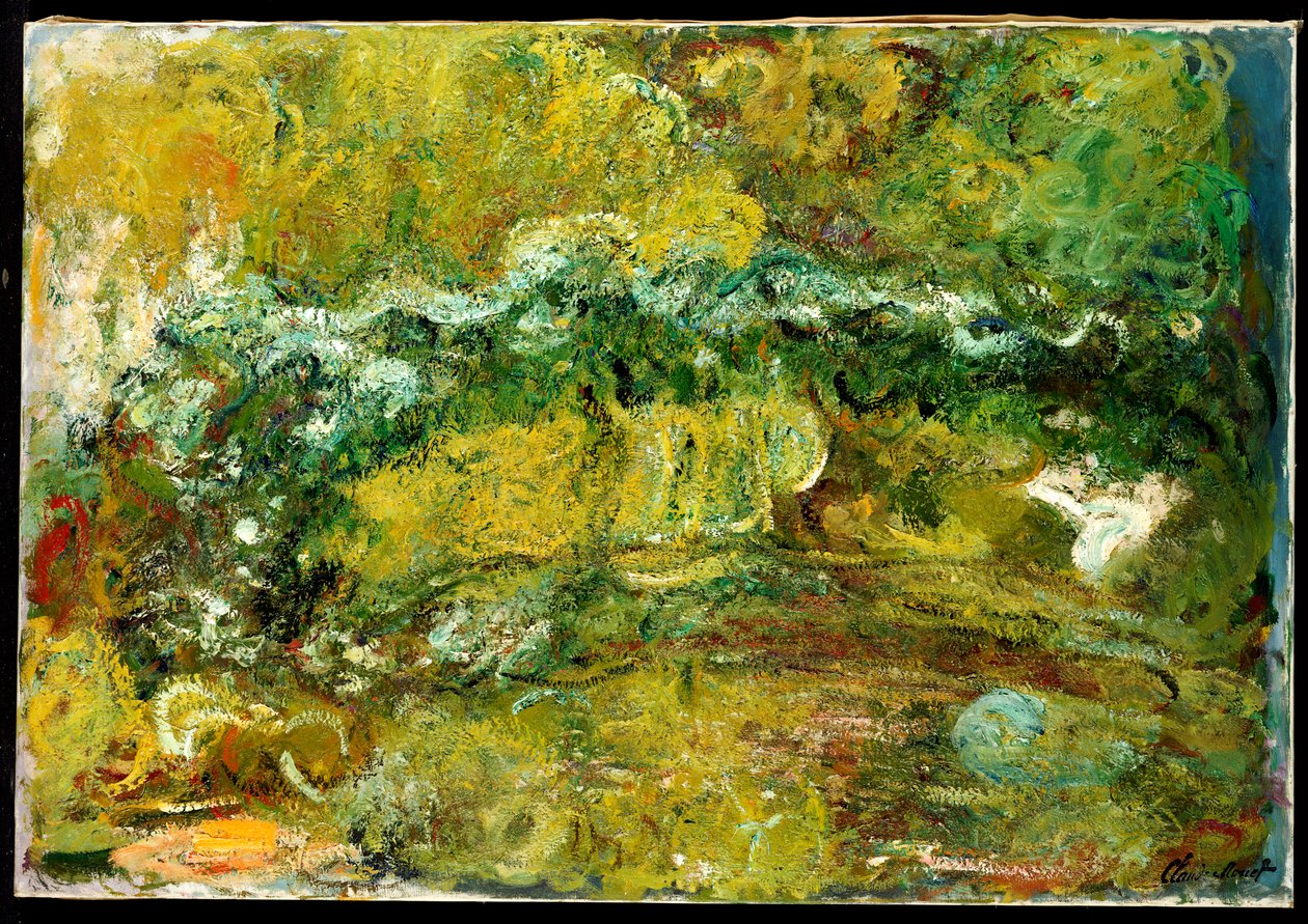Most Japoński, ok. 1918-24 autorstwa Claude Monet