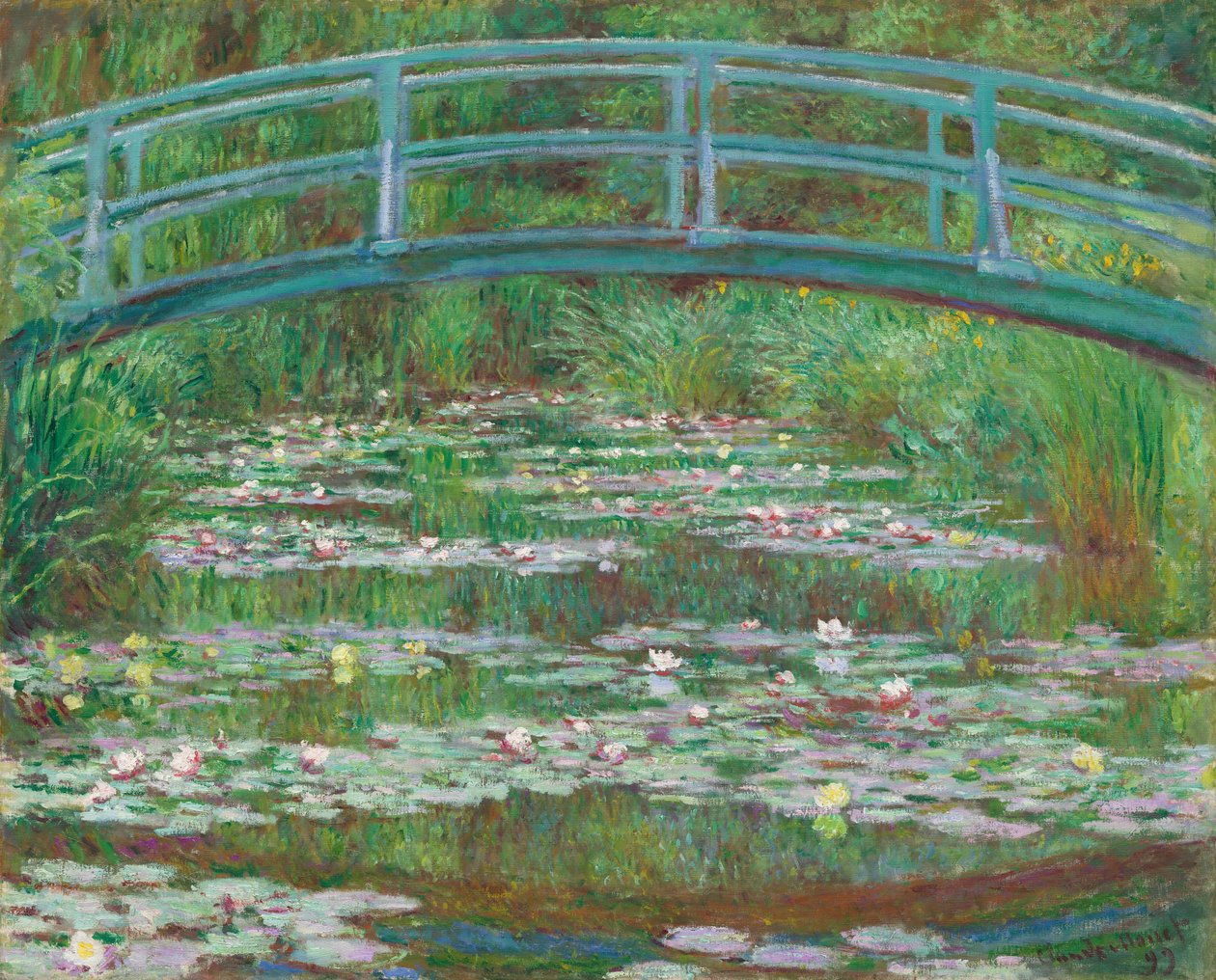 Kładka japońska autorstwa Claude Monet