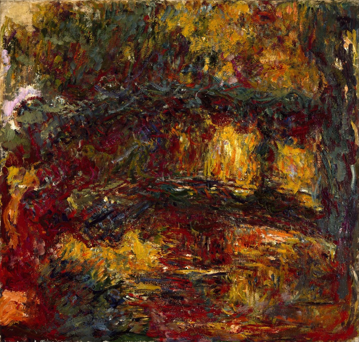 Japoński mostek, Giverny autorstwa Claude Monet