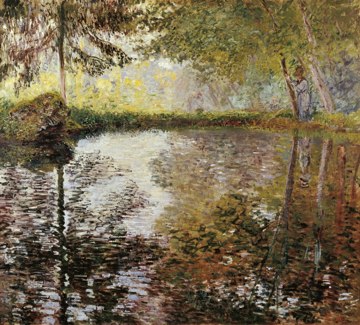 Järvi Montgeronissa, Ranskassa autorstwa Claude Monet
