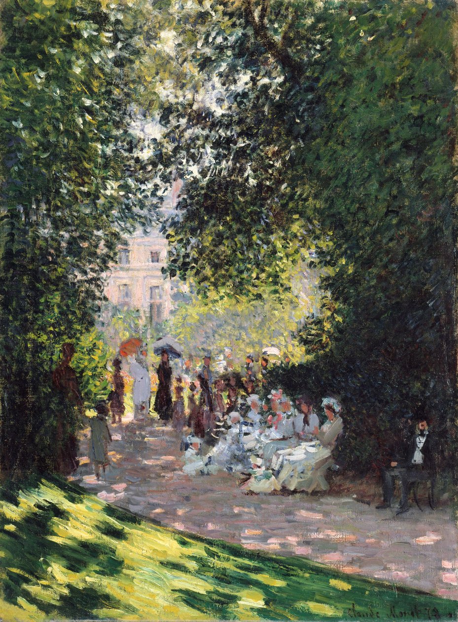 Park Monceau autorstwa Claude Monet