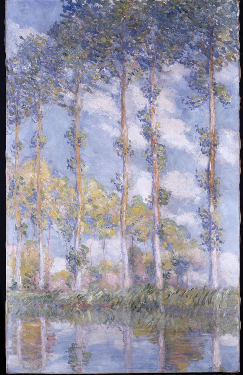 Topole autorstwa Claude Monet