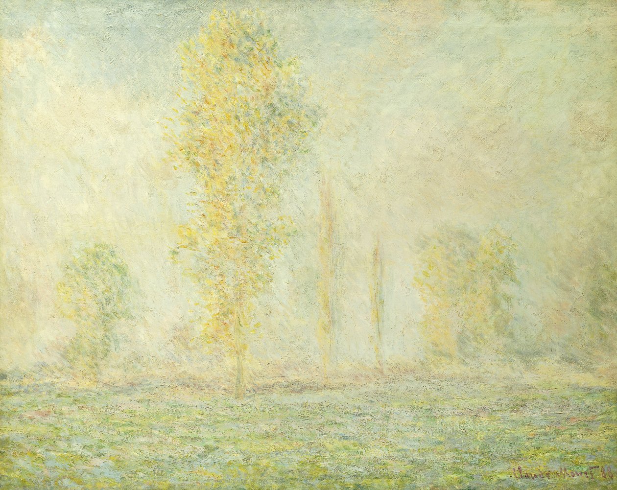 Preria w Giverny; La Prairie a Giverny, 1888 autorstwa Claude Monet