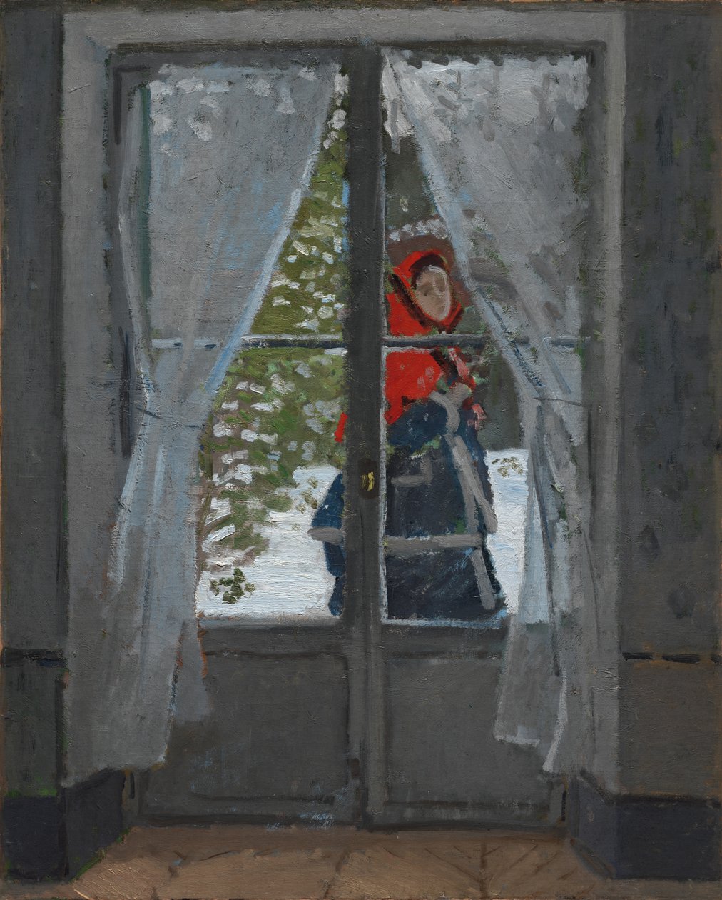 Czerwona chustka autorstwa Claude Monet