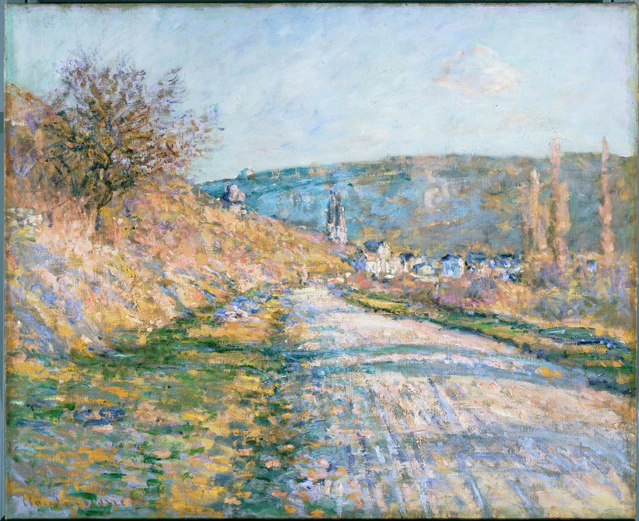 Droga do Vétheuil autorstwa Claude Monet
