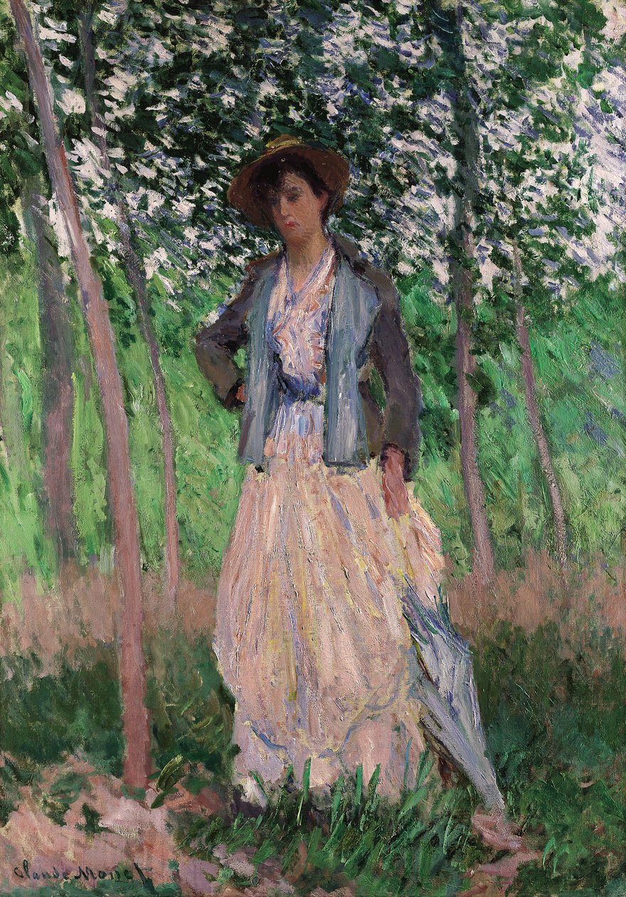 Wózek (Suzanne Hoschedé), 1887 autorstwa Claude Monet