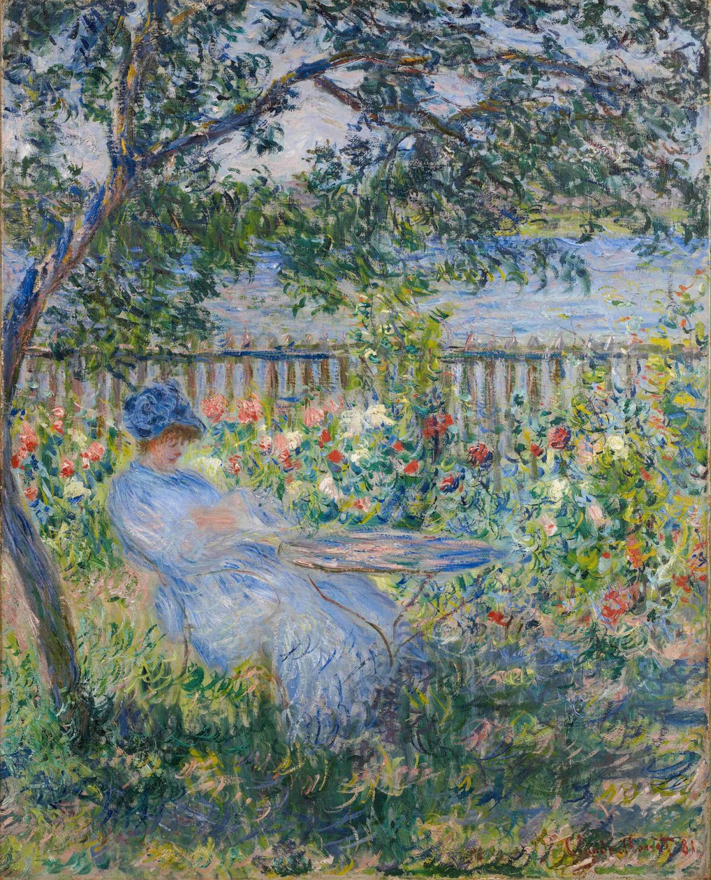 Taras w Vétheuil autorstwa Claude Monet