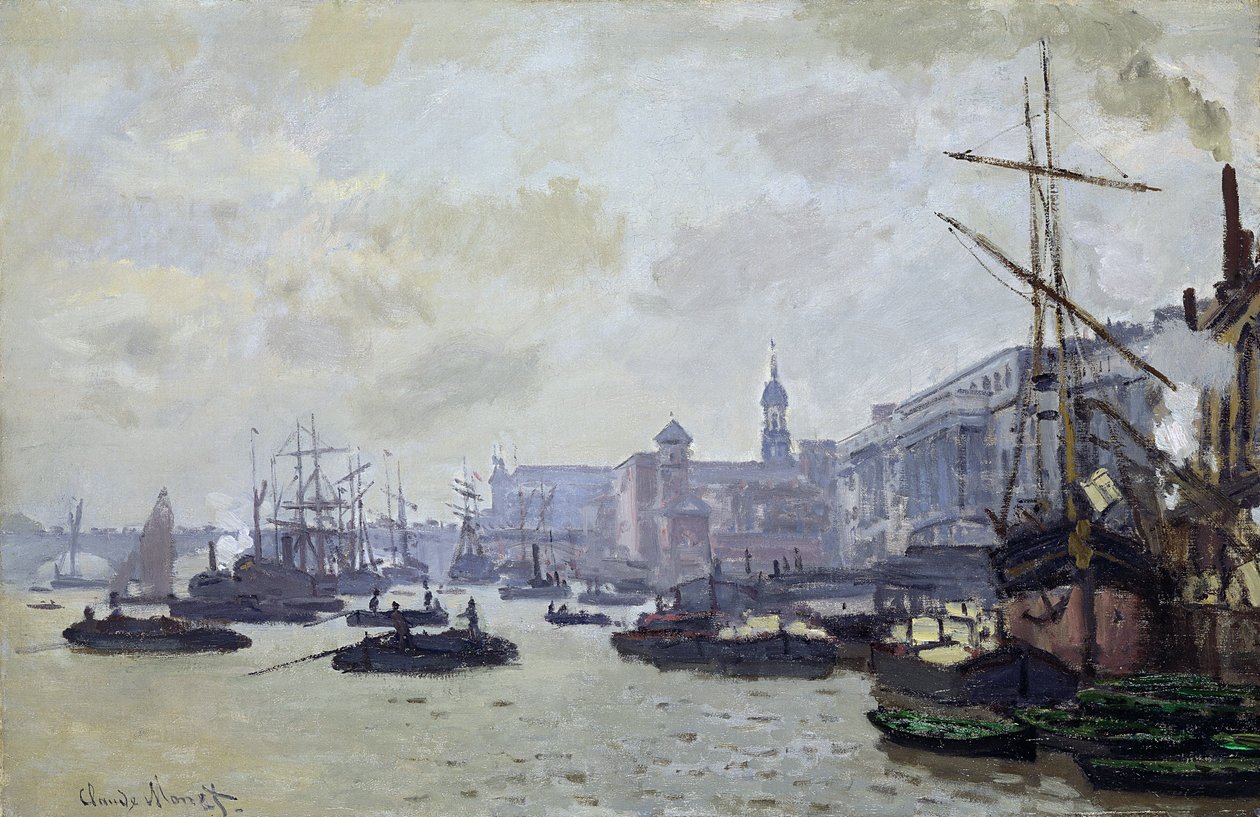 Tamiza w Londynie autorstwa Claude Monet