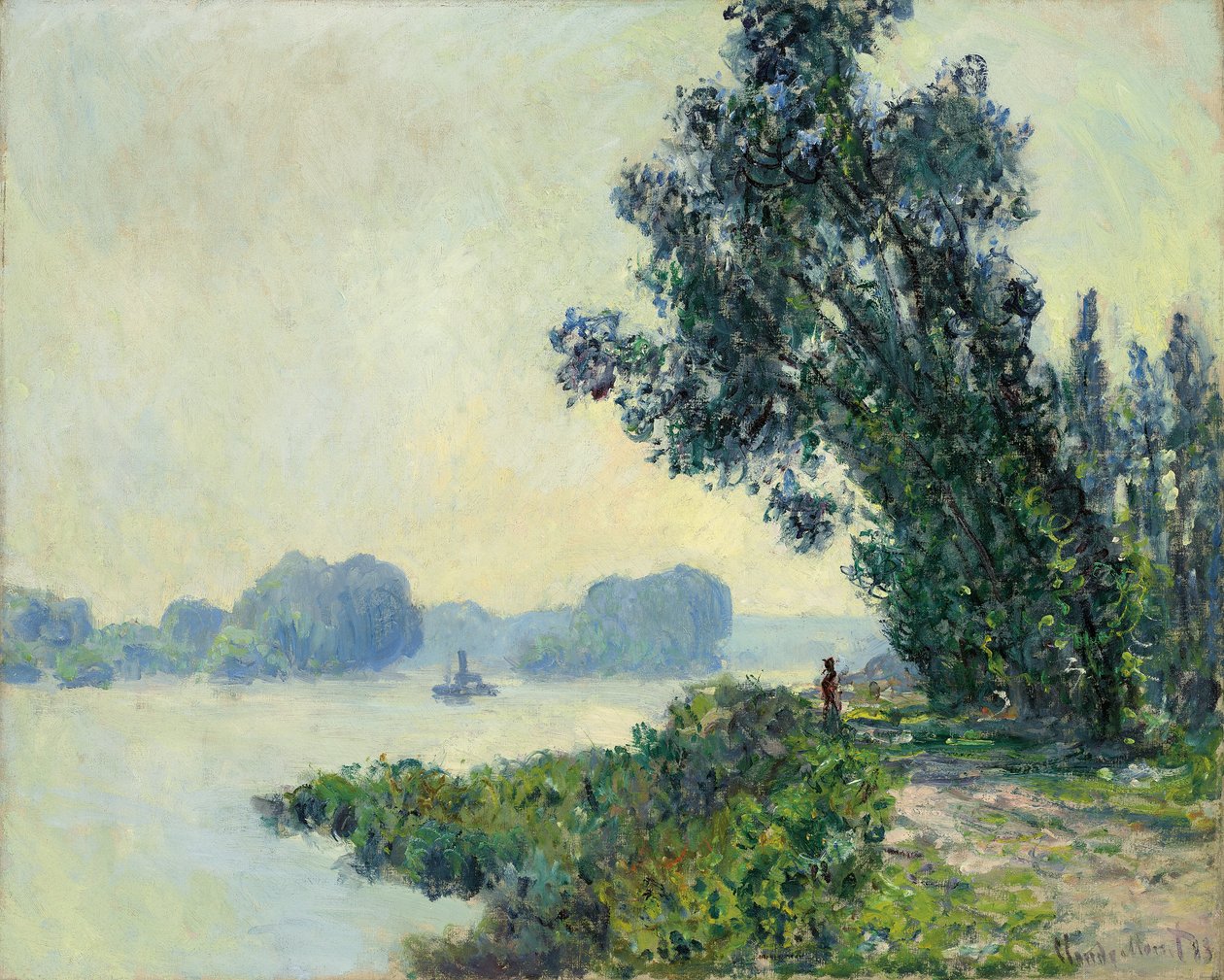 Ścieżka holownicza w Granval; Ścieżka holownicza w Granval, 1883 autorstwa Claude Monet
