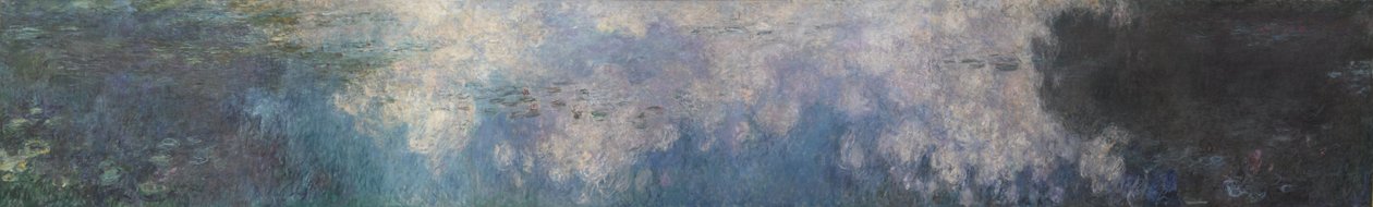 Lilie wodne - Chmury, 1914-1926 autorstwa Claude Monet