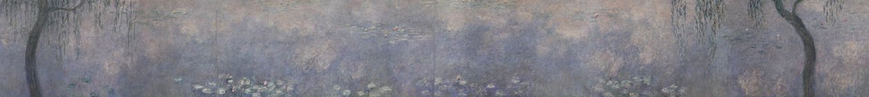 Lilie wodne - Dwie wierzby, 1914-1926 autorstwa Claude Monet