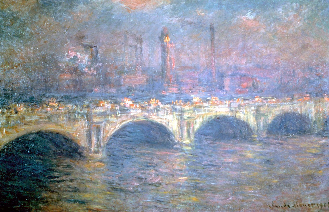 Most Waterloo, Londyn, 1903 autorstwa Claude Monet