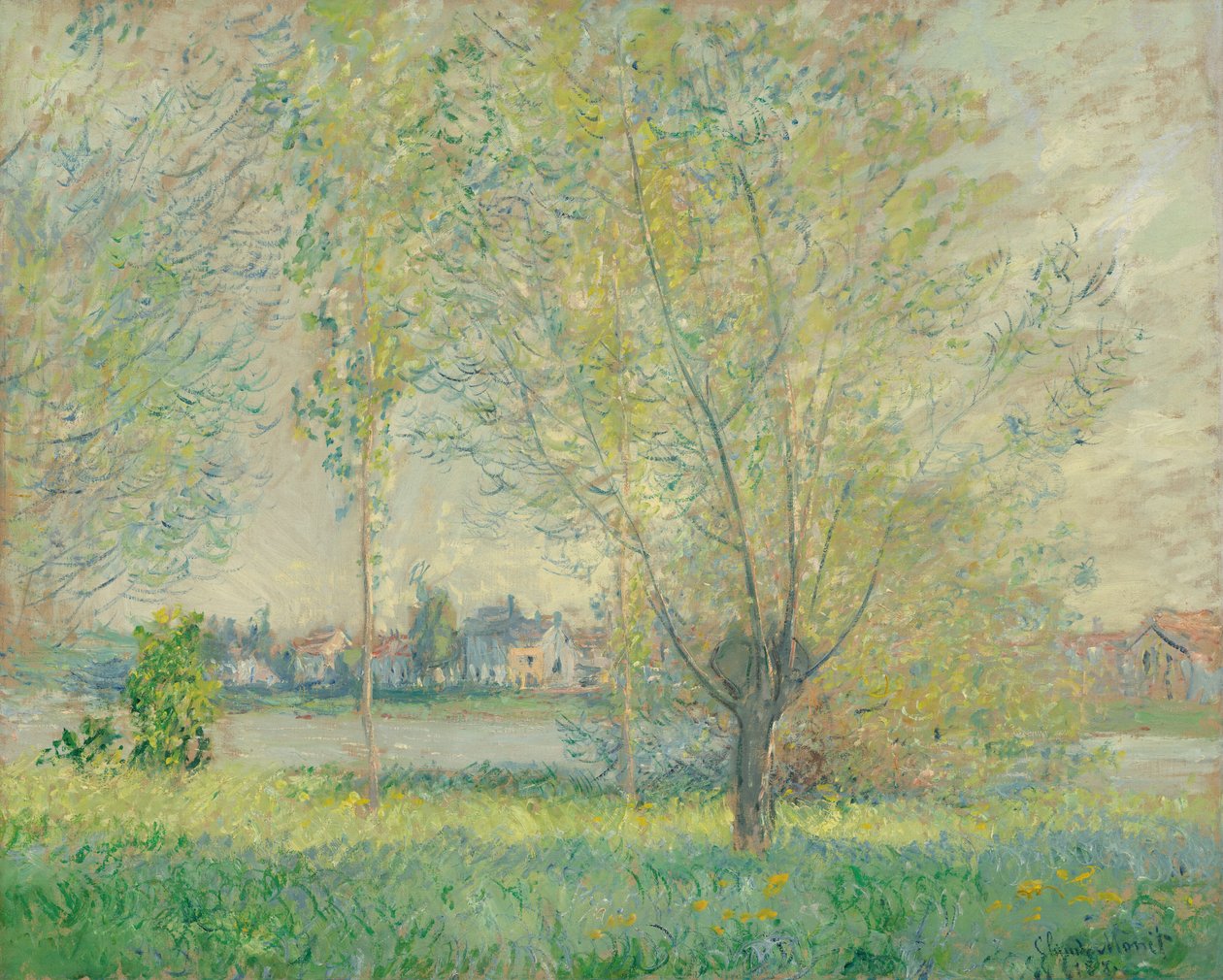 Wierzby autorstwa Claude Monet