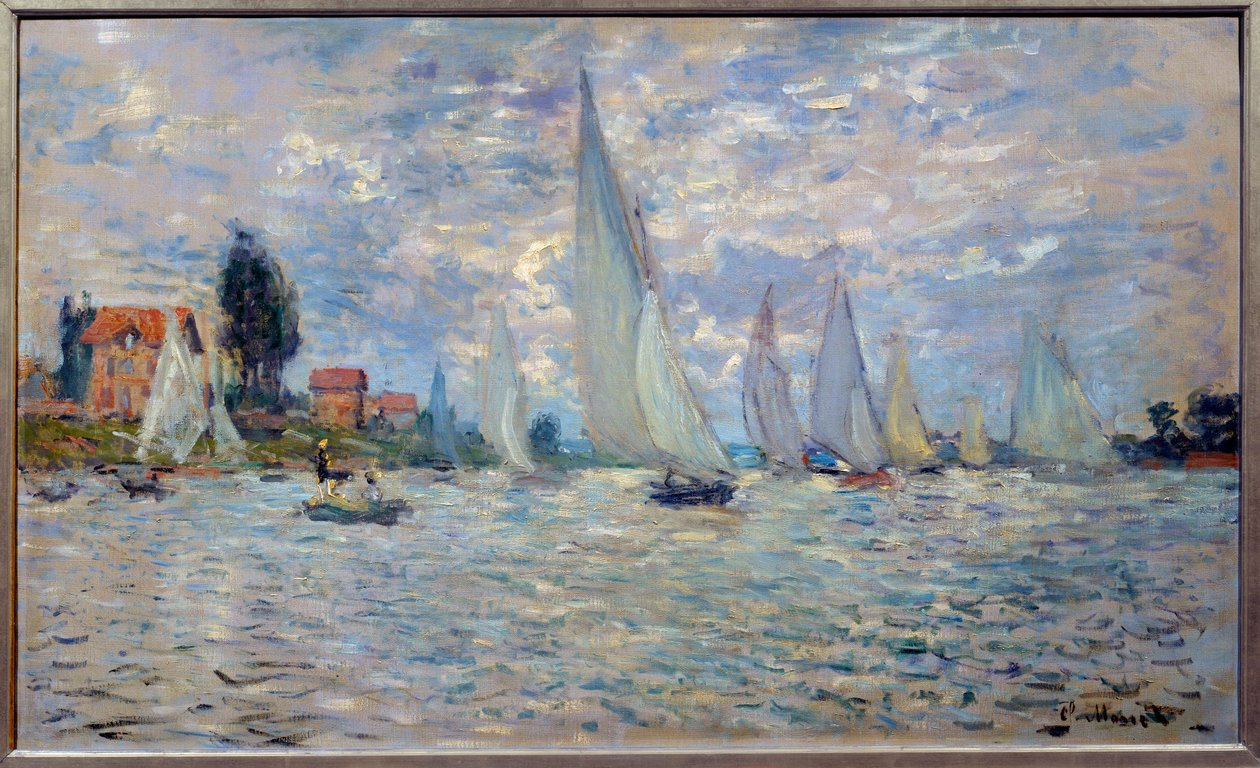 Łodzie. Regates Obraz Argenteuil Claude