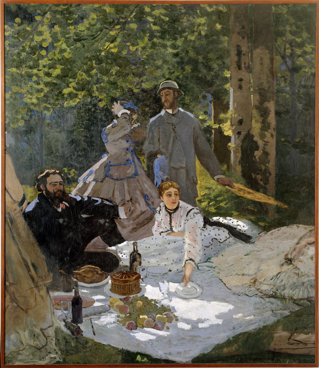 Śniadanie na trawie (portret Frederica Bazille