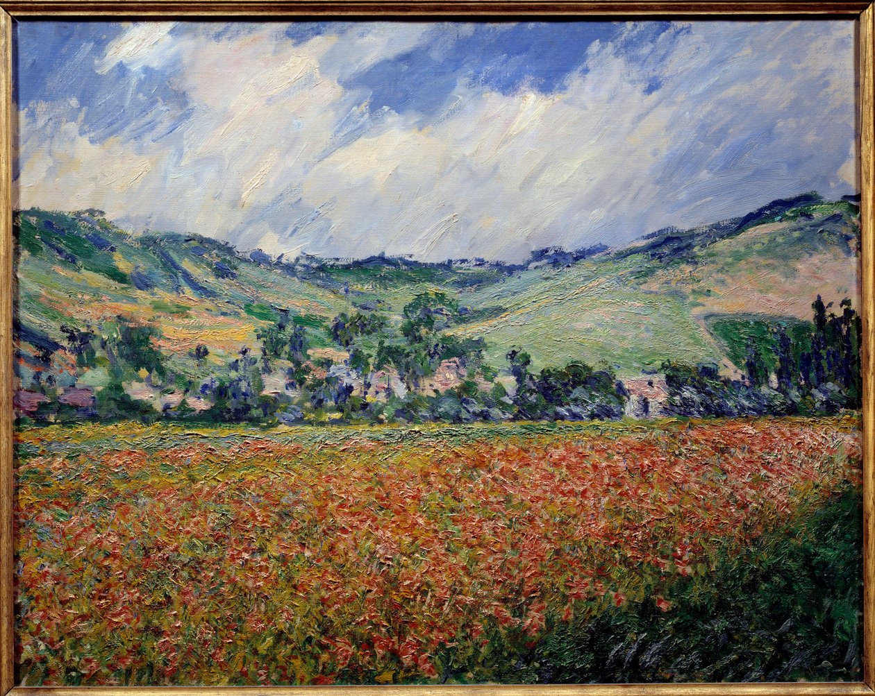 Pole maków autorstwa Claude Monet