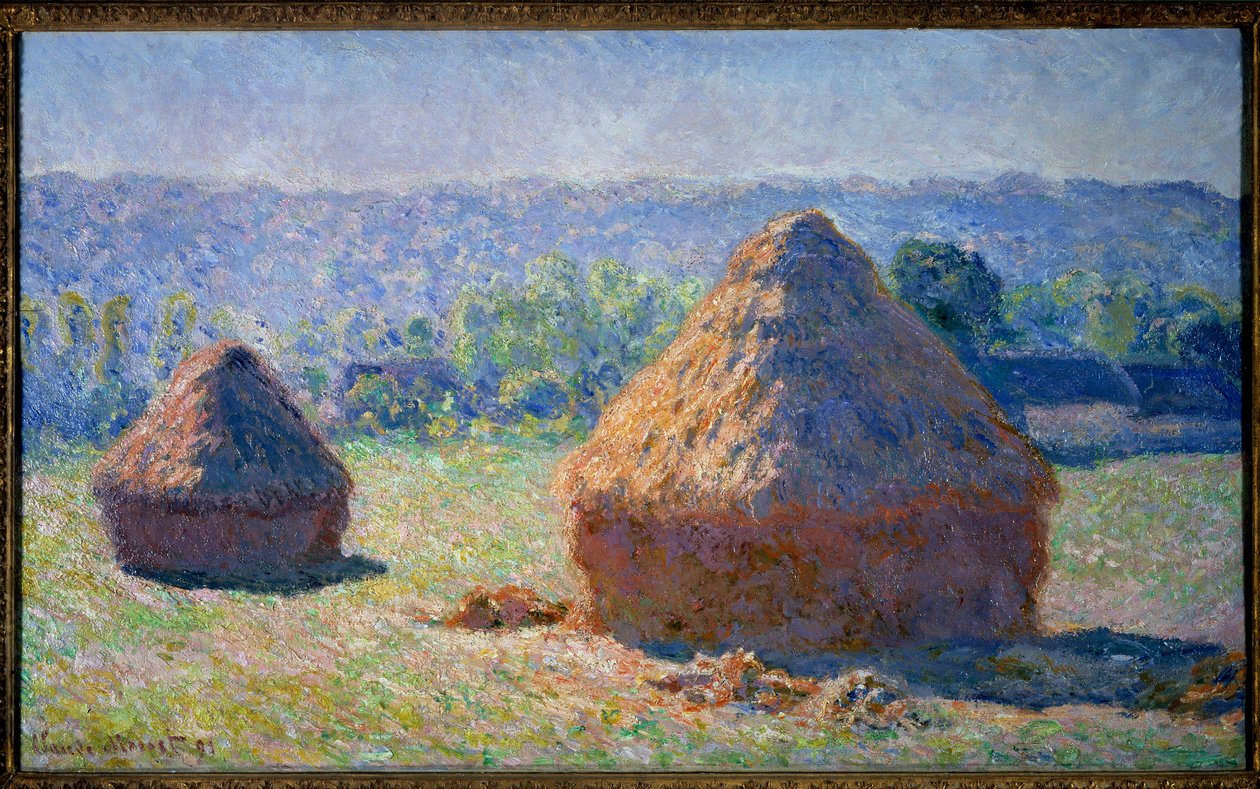 Koła, koniec lata w Giverny Obraz Claude