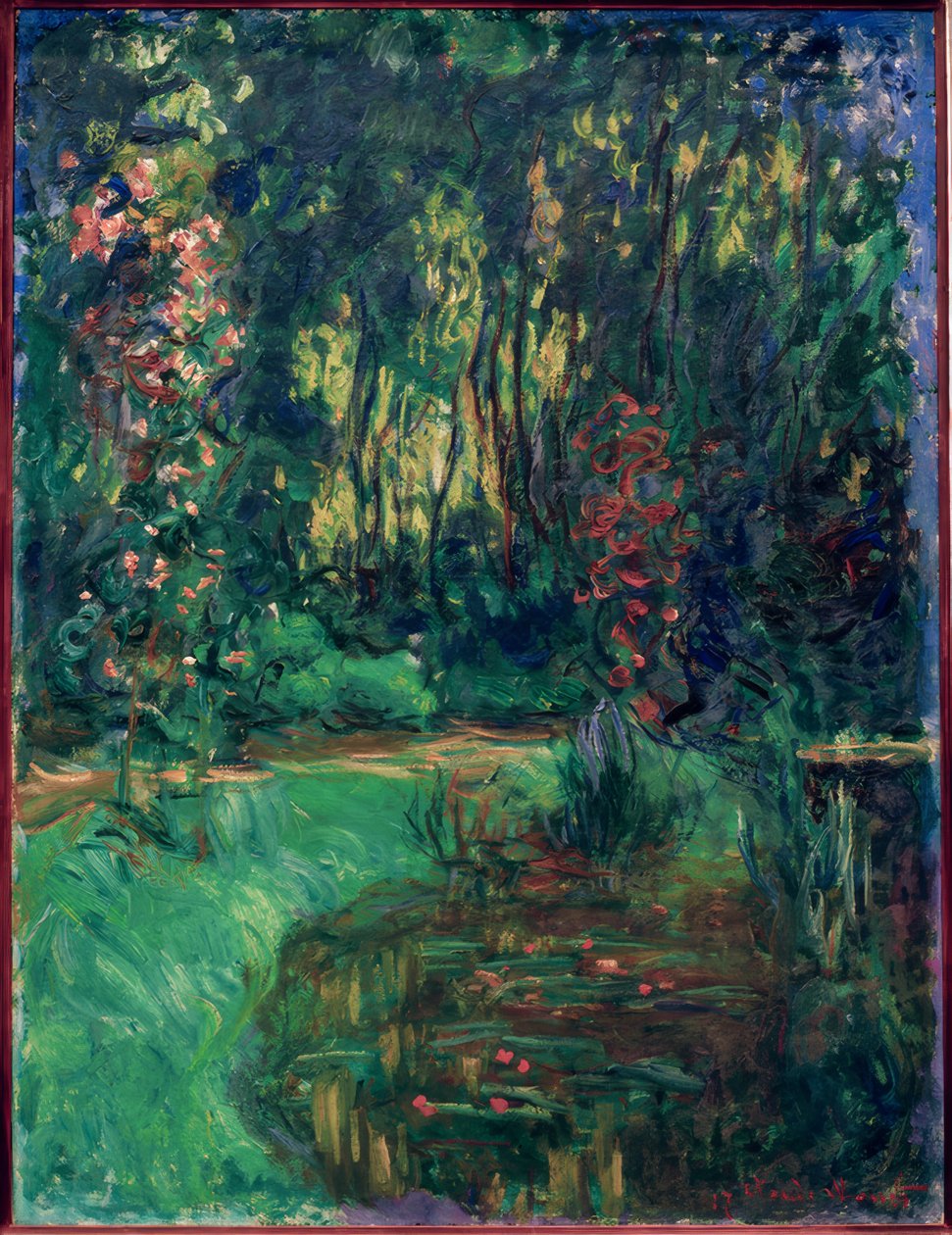 Róg stawu Giverny autorstwa Claude Monet