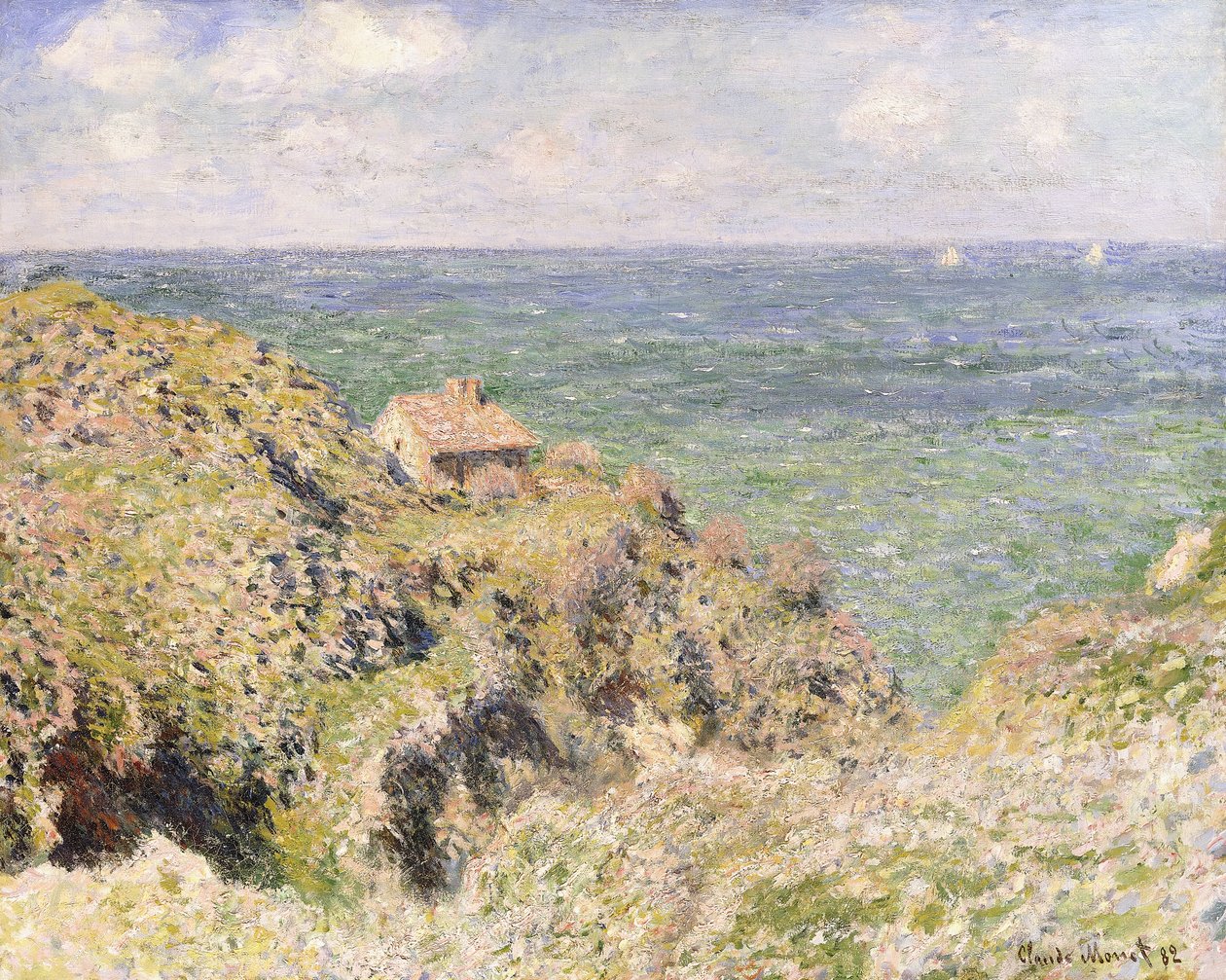 Wąwóz Varengeville, 1882 autorstwa Claude Monet
