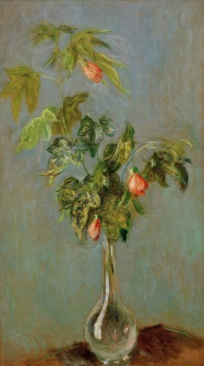 Wazon kwiatów autorstwa Claude Monet