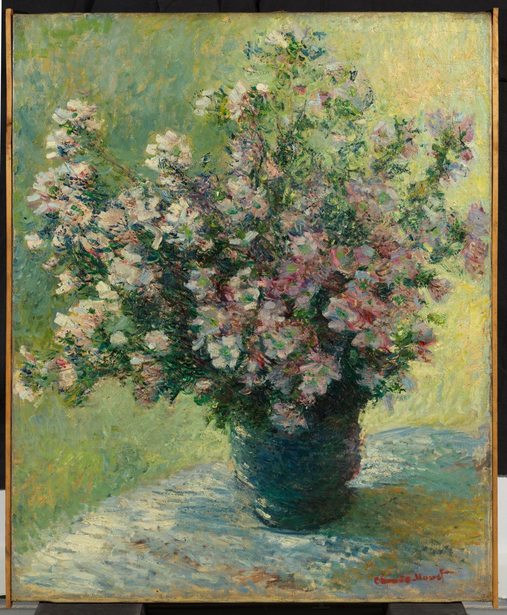 Wazon kwiatów autorstwa Claude Monet