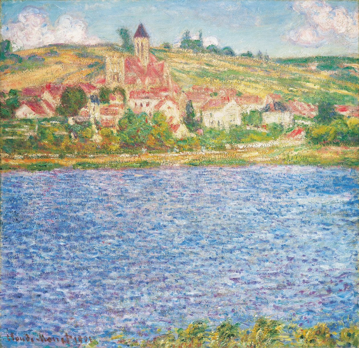 Vetheuil, popołudnie, 1901 autorstwa Claude Monet