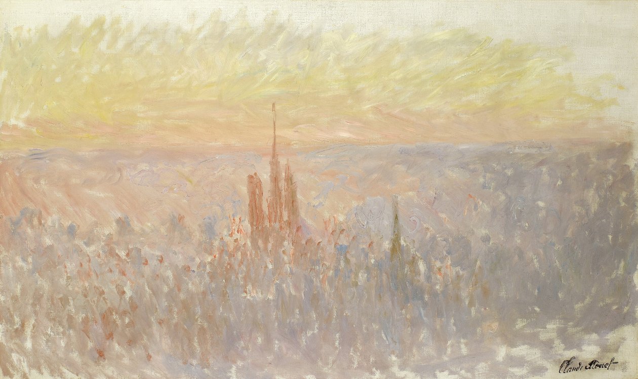 Widok Rouen, 1892 autorstwa Claude Monet