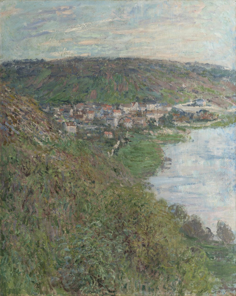 Widok na Vétheuil autorstwa Claude Monet
