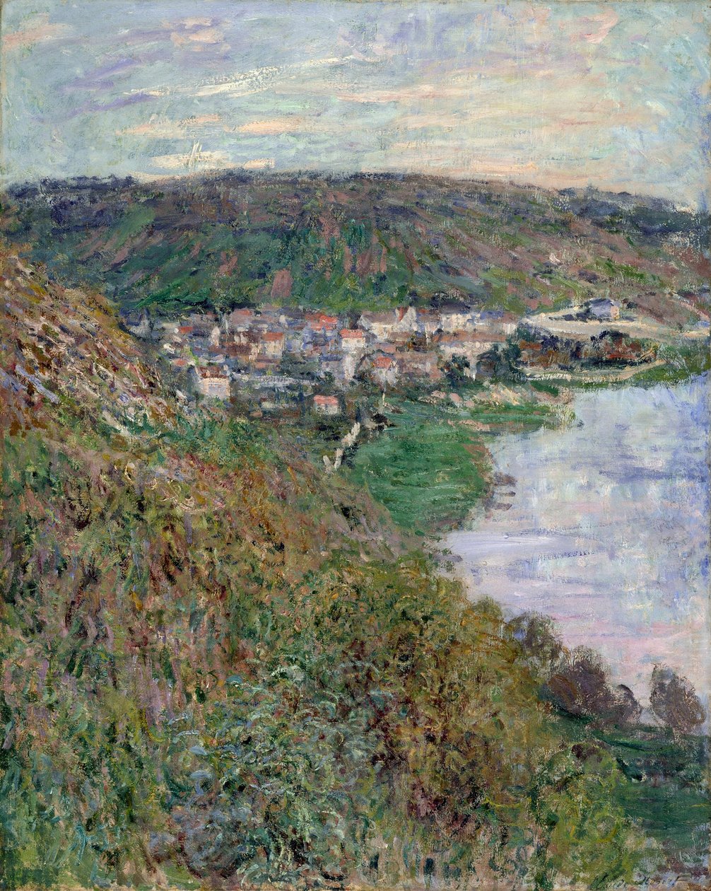 Widok Vétheuila, 1880 autorstwa Claude Monet