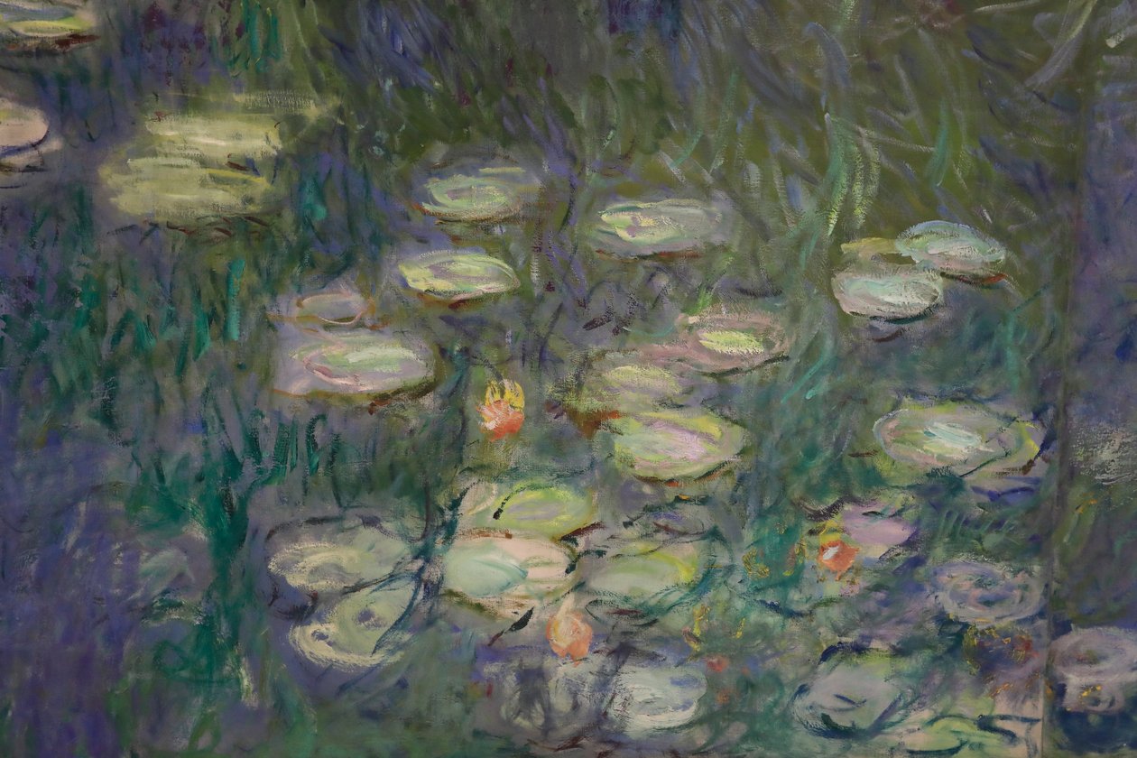 Lilie wodne (olej na płótnie) autorstwa Claude Monet