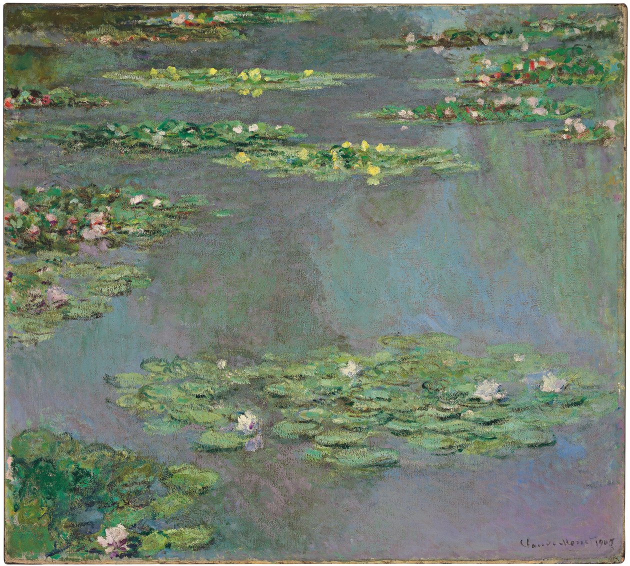 Lilie wodne, 1905 autorstwa Claude Monet