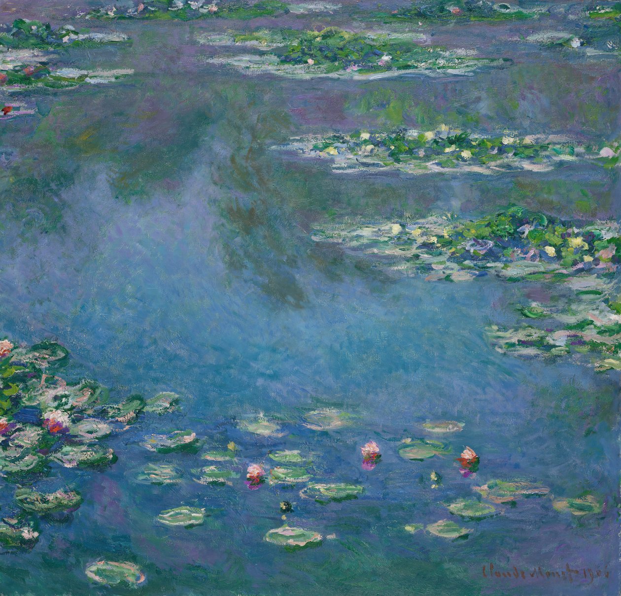 Lilie wodne, 1906. autorstwa Claude Monet