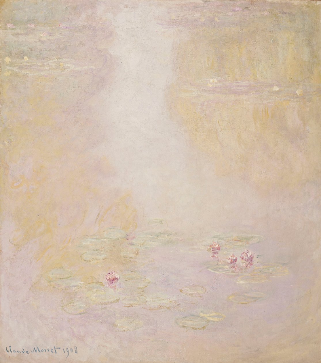 Lilie wodne, Giverny, 1908 autorstwa Claude Monet