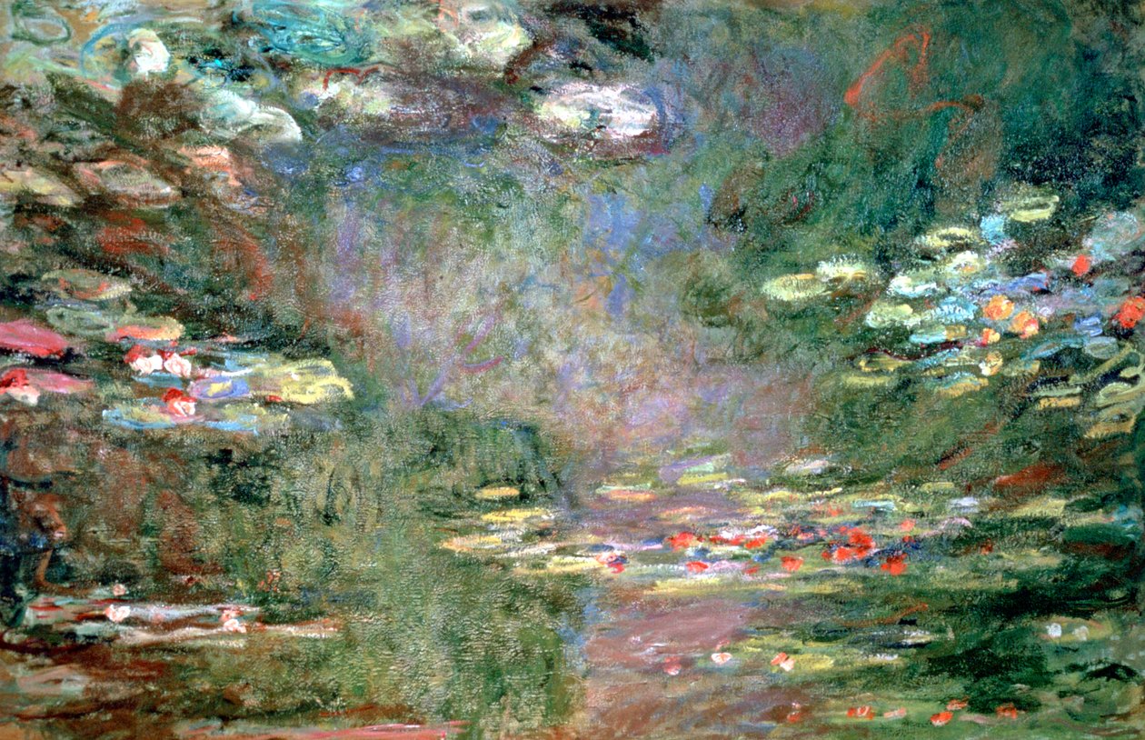 Lilie wodne, ok. 1925 autorstwa Claude Monet