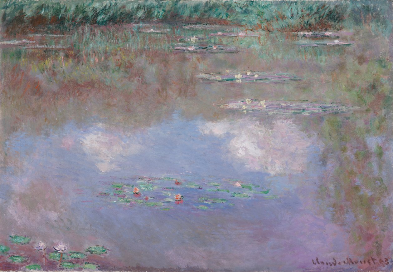 Lilie wodne, chmura, 1903 autorstwa Claude Monet