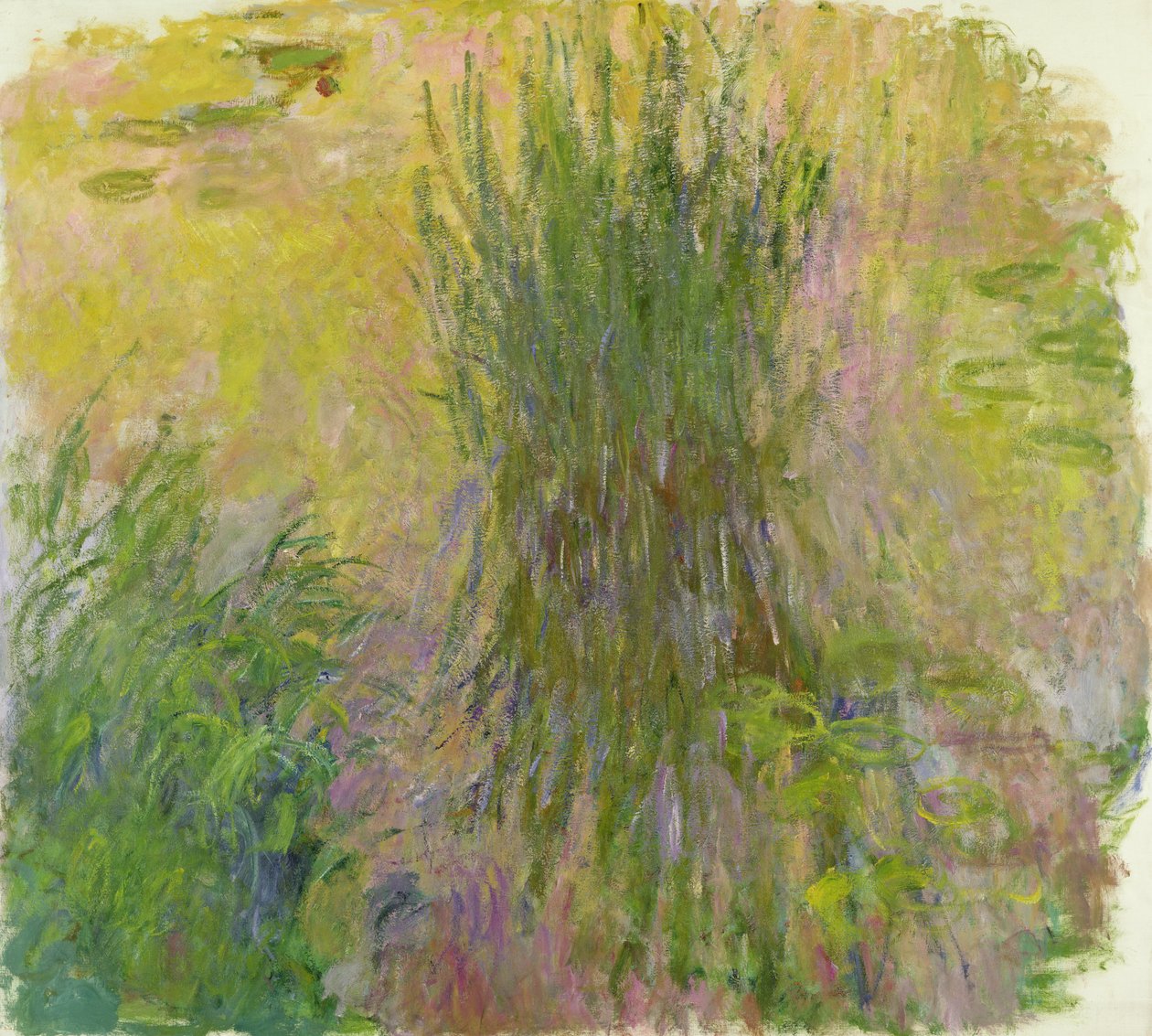 Lilie wodne (olej na płótnie) (patrz również szczegół 382330) autorstwa Claude Monet