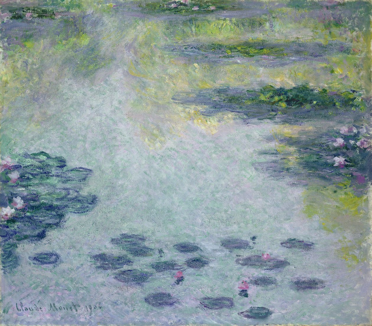 Lilie wodne autorstwa Claude Monet