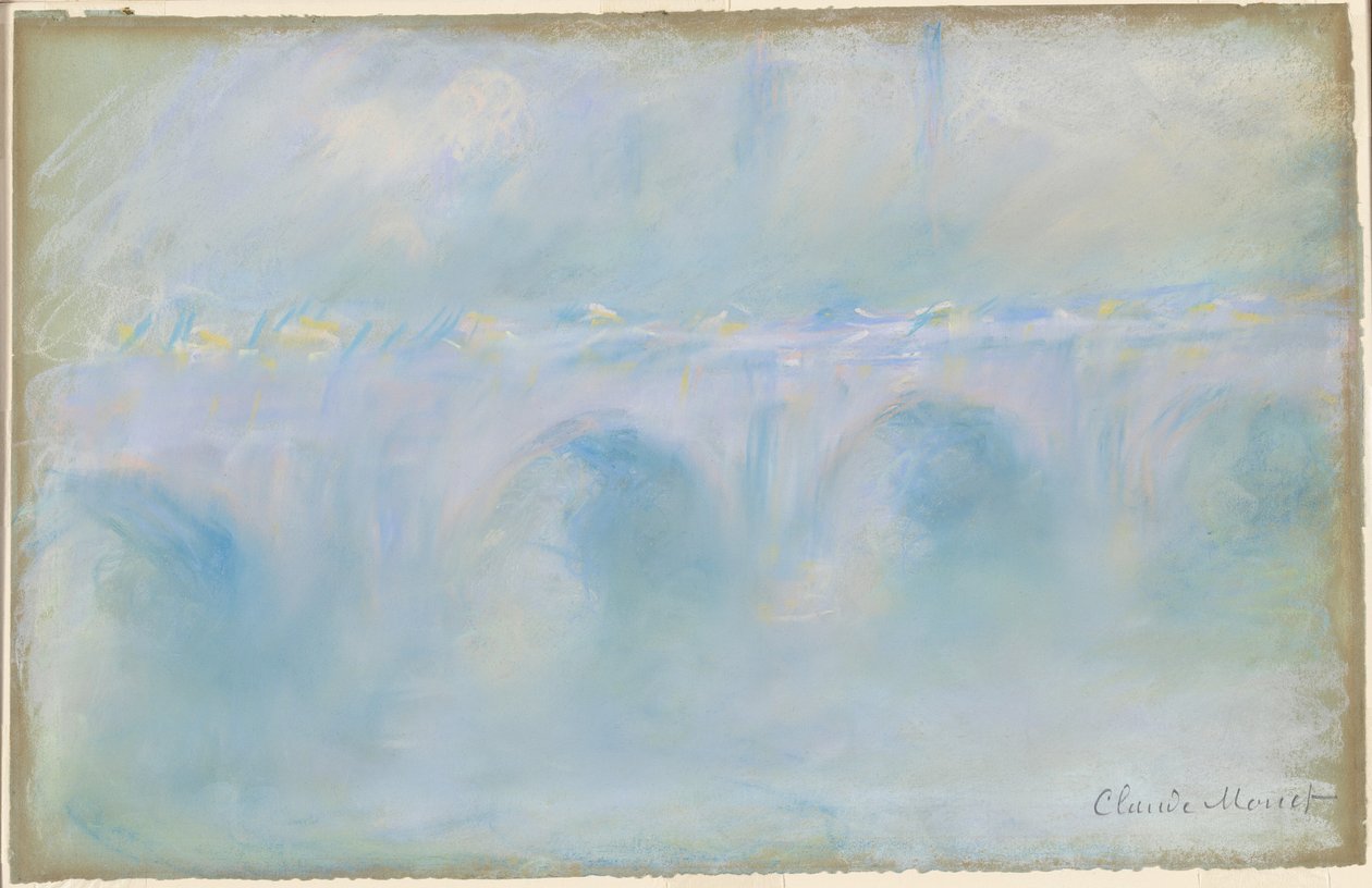Most Waterloo autorstwa Claude Monet