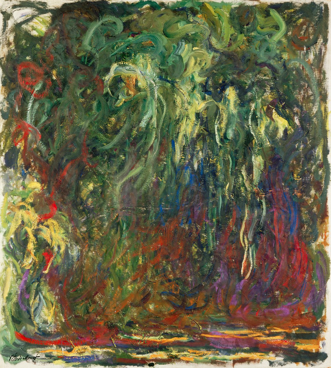 Wierzba płacząca, 1920-1922. autorstwa Claude Monet