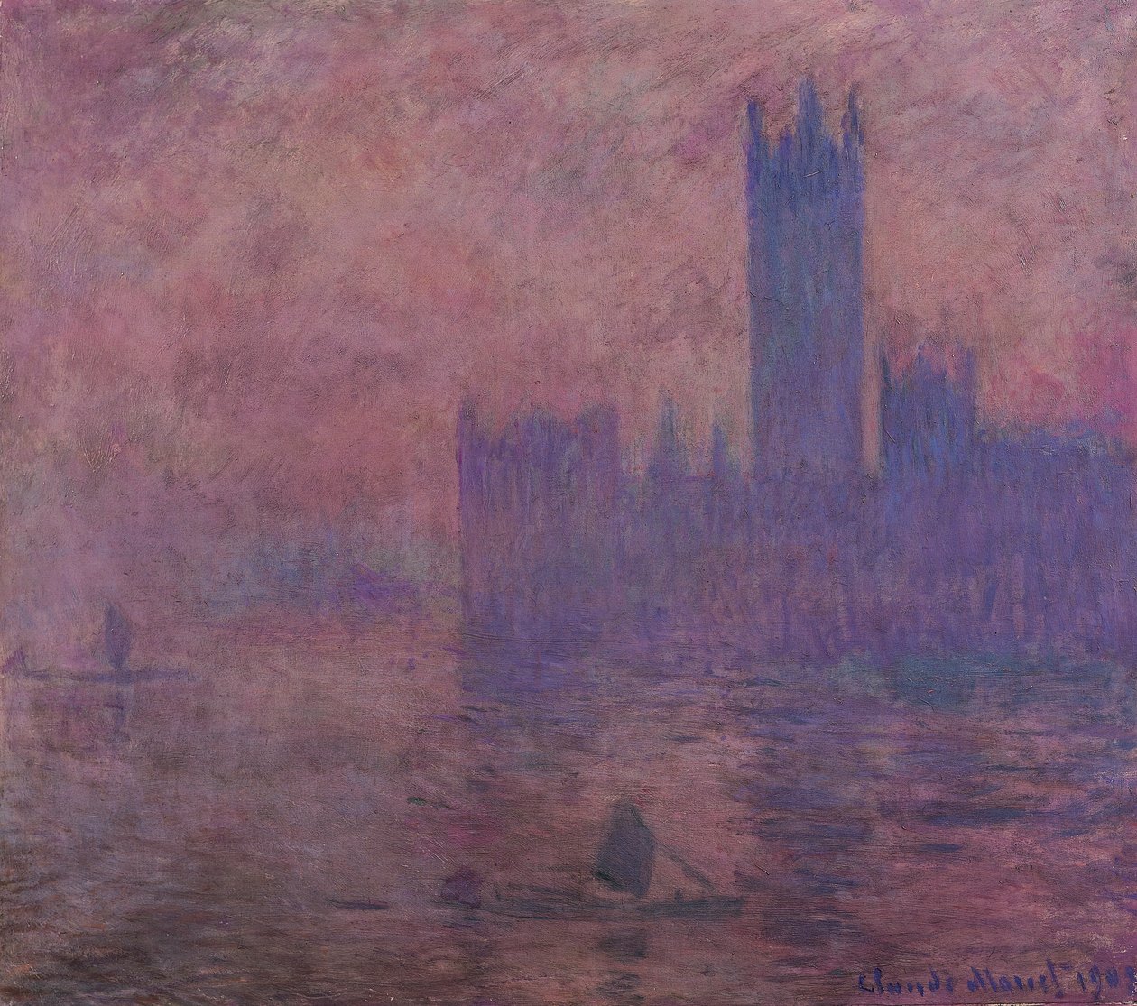 Wieża Westminsterska autorstwa Claude Monet