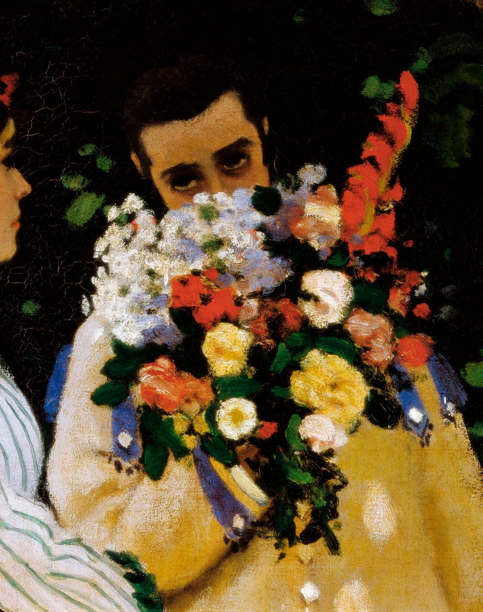 Kobiety w ogrodzie, szczegół autorstwa Claude Monet