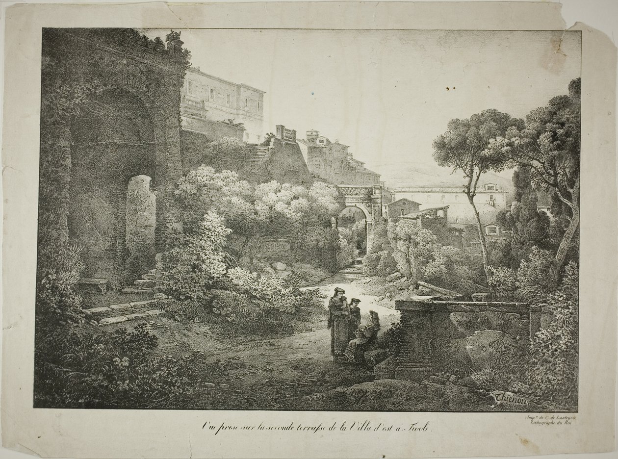 Widok z drugiego tarasu willi d